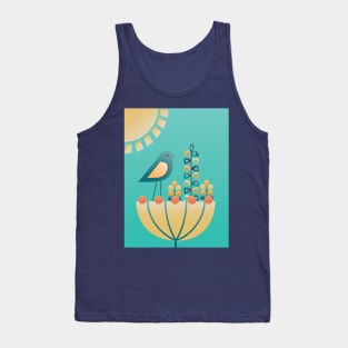 Bird and Flower Tank Top